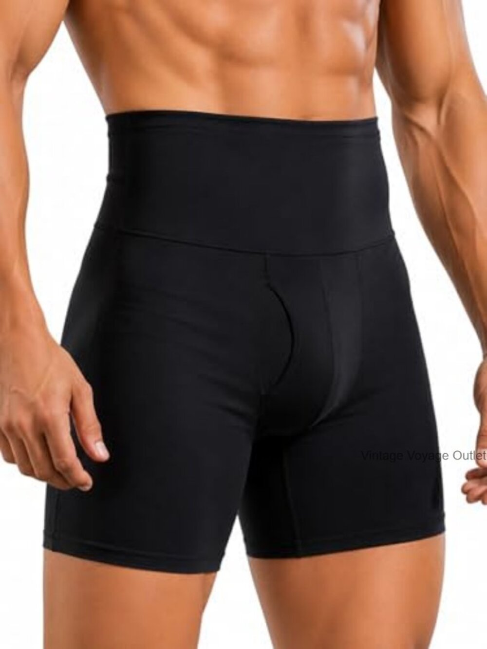 Men's Compression Shorts Tummy Control Shapewear Boxer Briefs High Stretch